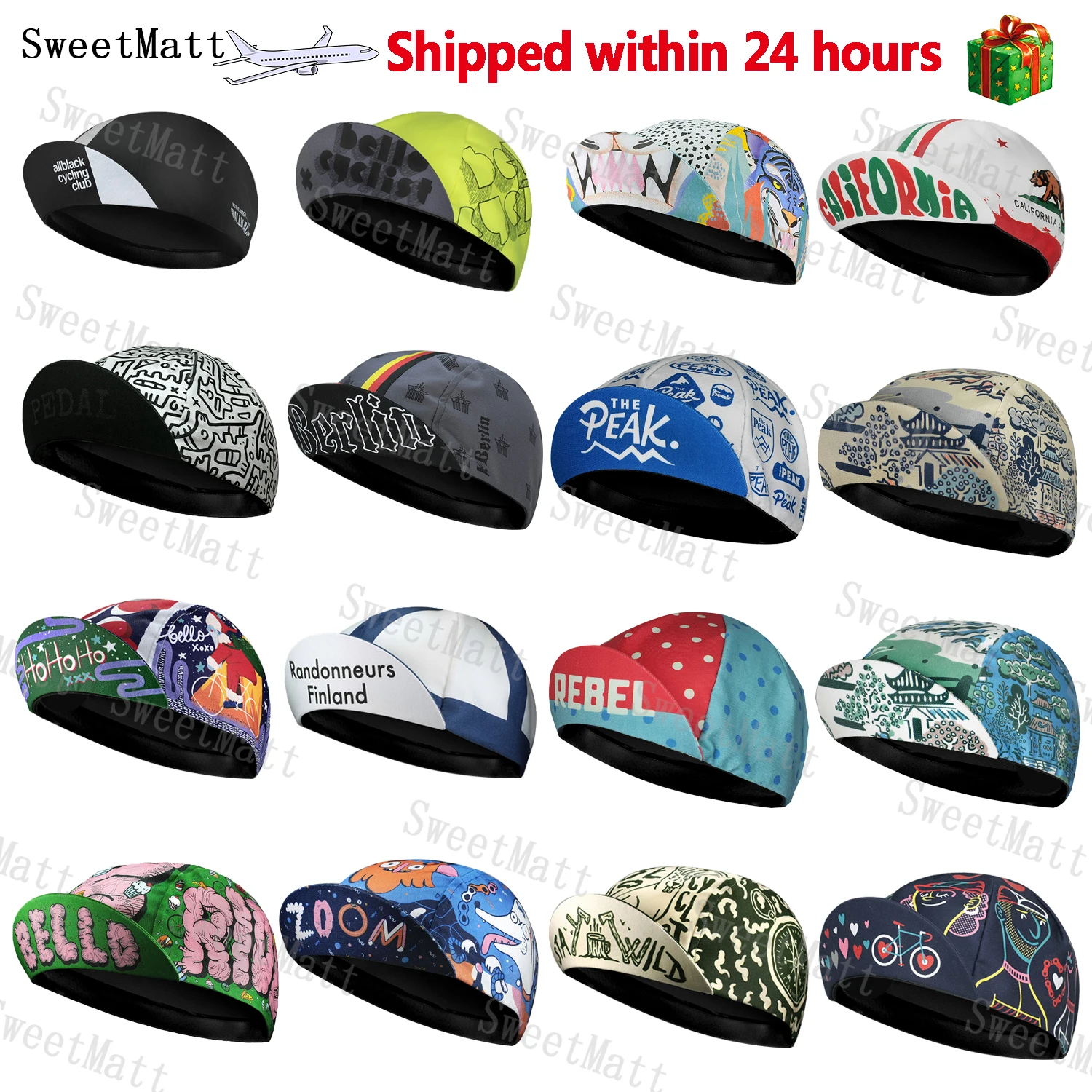 Classic Retro Cycling Cap Dry Moisture Wicking Men  And Women Road Bicycle Hats A Variety Of Styles One Size Sports Balaclava