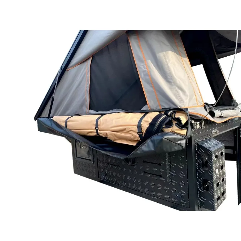 ルーフトップテント ハードシェル アルミ 軽量 ポップトップ トラックキャンパー ユートキャノピー ルーフトップテント付き