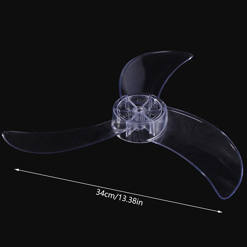 Ventilatori elettrici trasparenti Pala universale per ventilatore elettrico (Luna piena, Mezza luna) Applicabile a ventilatori elettrici da 16 pollici