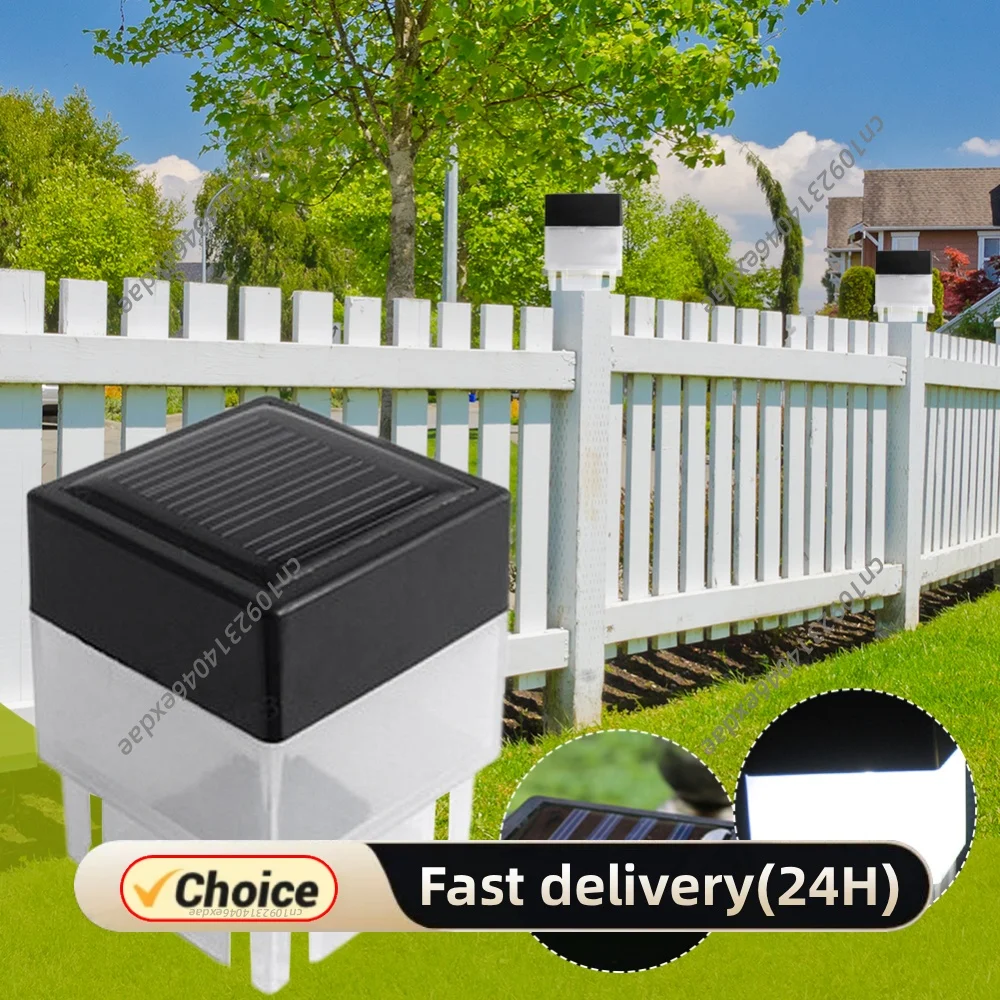 Solar Post Light Modern Fence Deck Lamp Auto On/Off Outdoor Pillar Light Mailbox Lantern for Outside Garden Patio