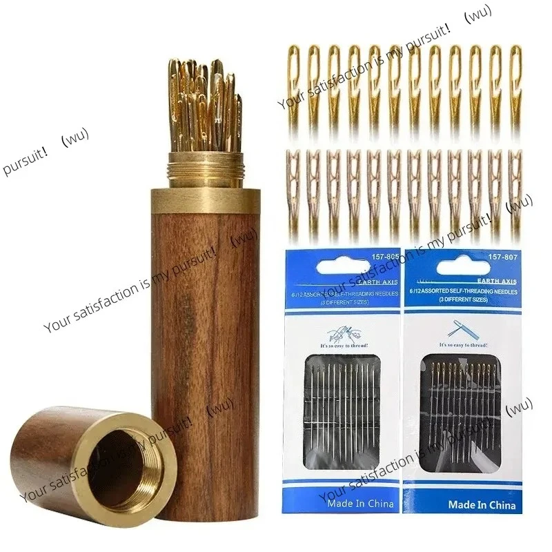 30pcs is suitable for embroidery needles for the elderly, no threading, and the material is stainless steel