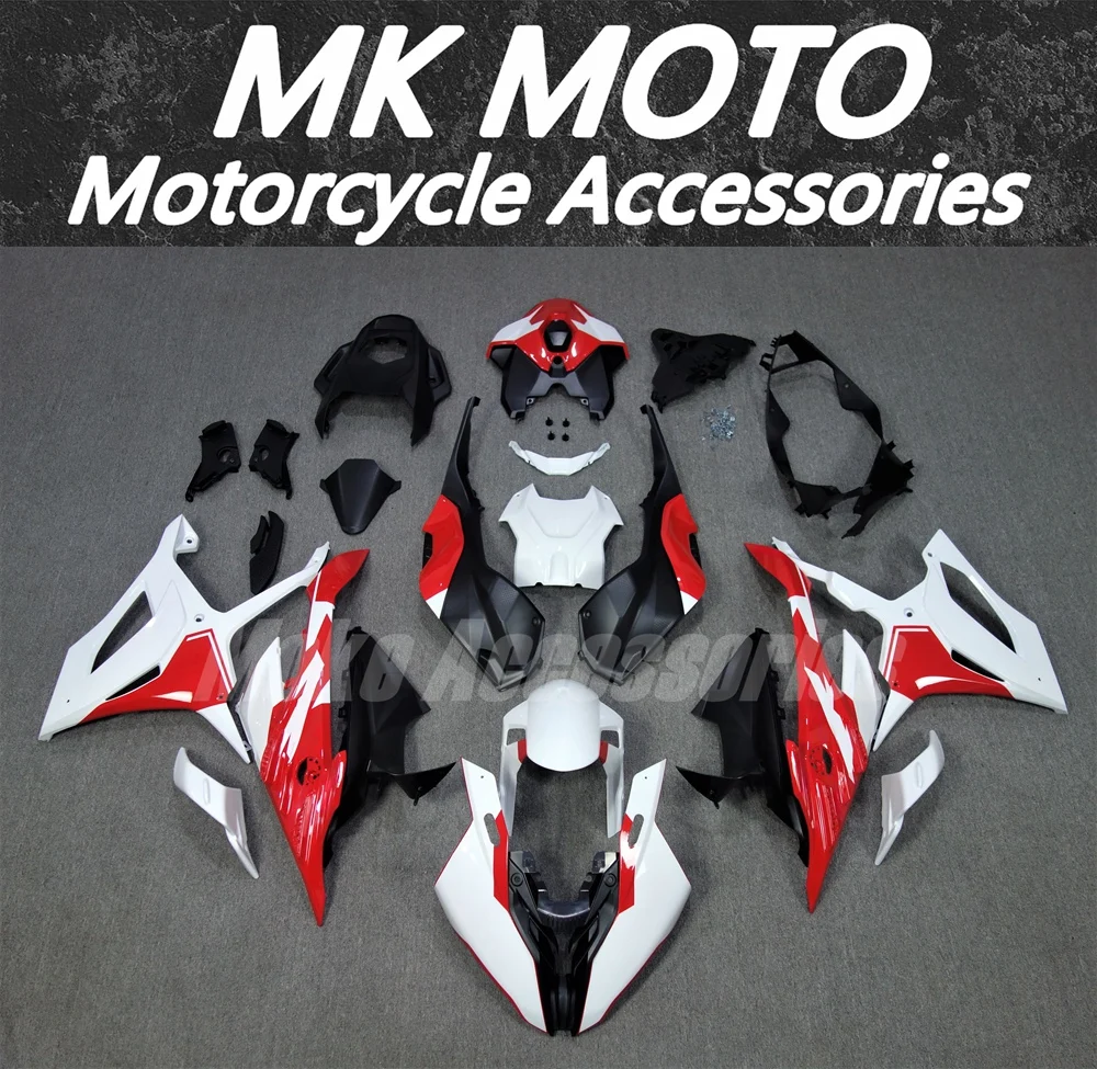 

Moke moto Fairings Kit Fit For S1000rr 2023 2024 Bodywork Set 23-24 High Quality Injection White Red New