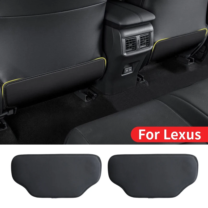 The rear seat anti-kick pad is suitable for Lexus ES Rx LX600 LX570 NX GX UX CT LN IS 260 200 450 460 300H Interior accessories