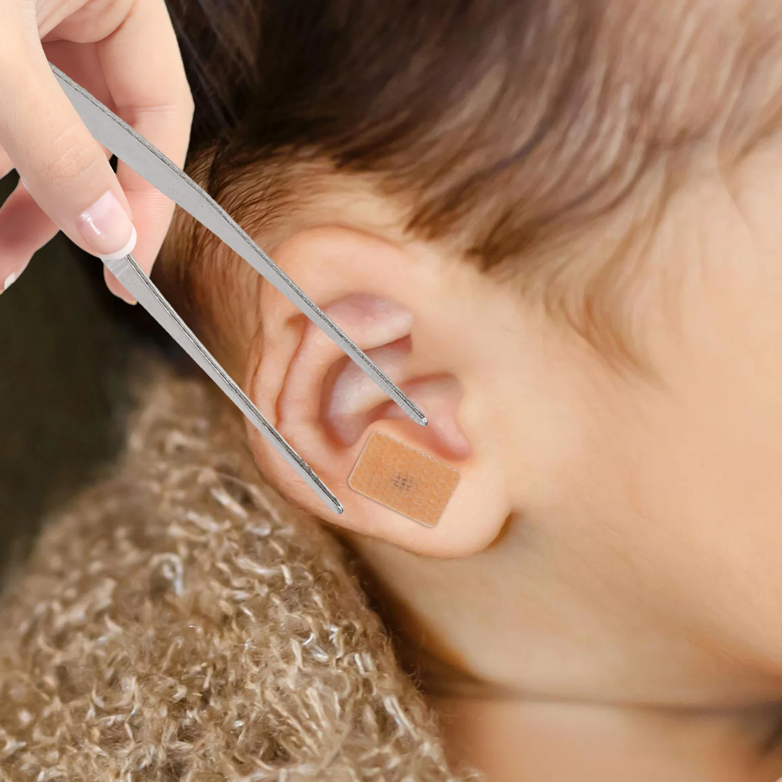 

NOLITOY 1 комплект, наклейки для акупрессуры ушей, набор для акупунктуры, патчи, массажный инструмент для релаксации и облегчения боли