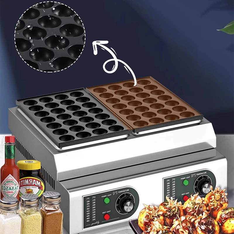 آلة كرة الأخطبوط الكهربائية التجارية ، آلة كرة الأخطبوط التي تعمل بالغاز ، آلة كرة الأخطبوط 28/56/84 فتحة #6