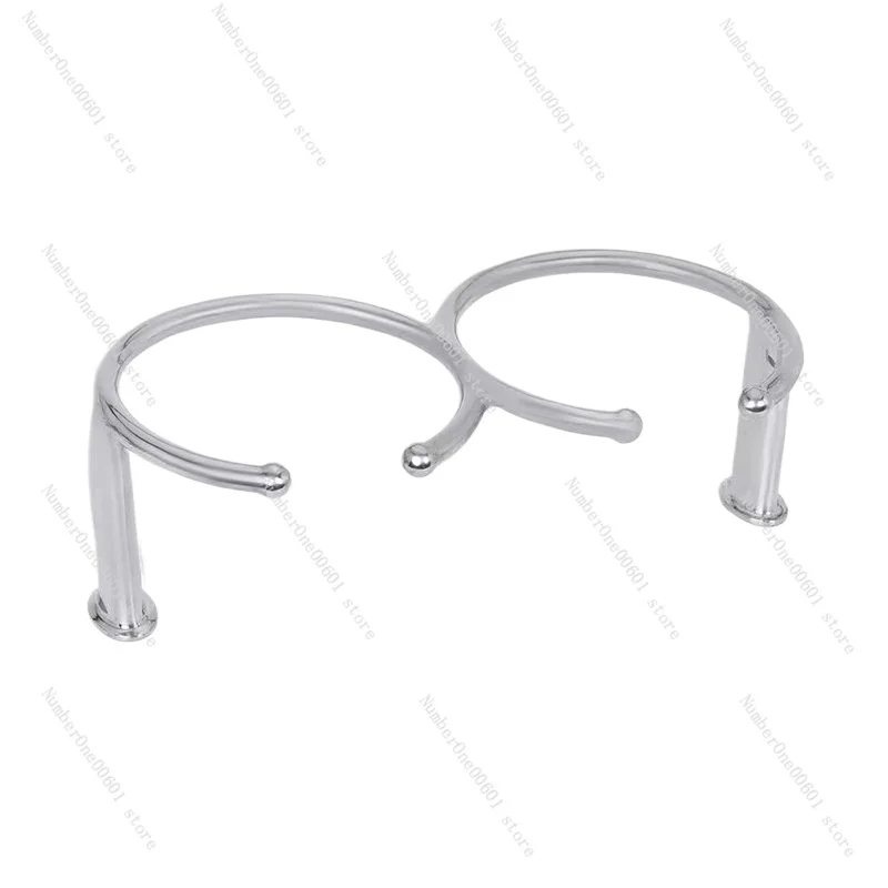 

316 Stainless Steel Cup Holder Yacht Marine Two-Cup Bracket RV Marine Hardware Accessories