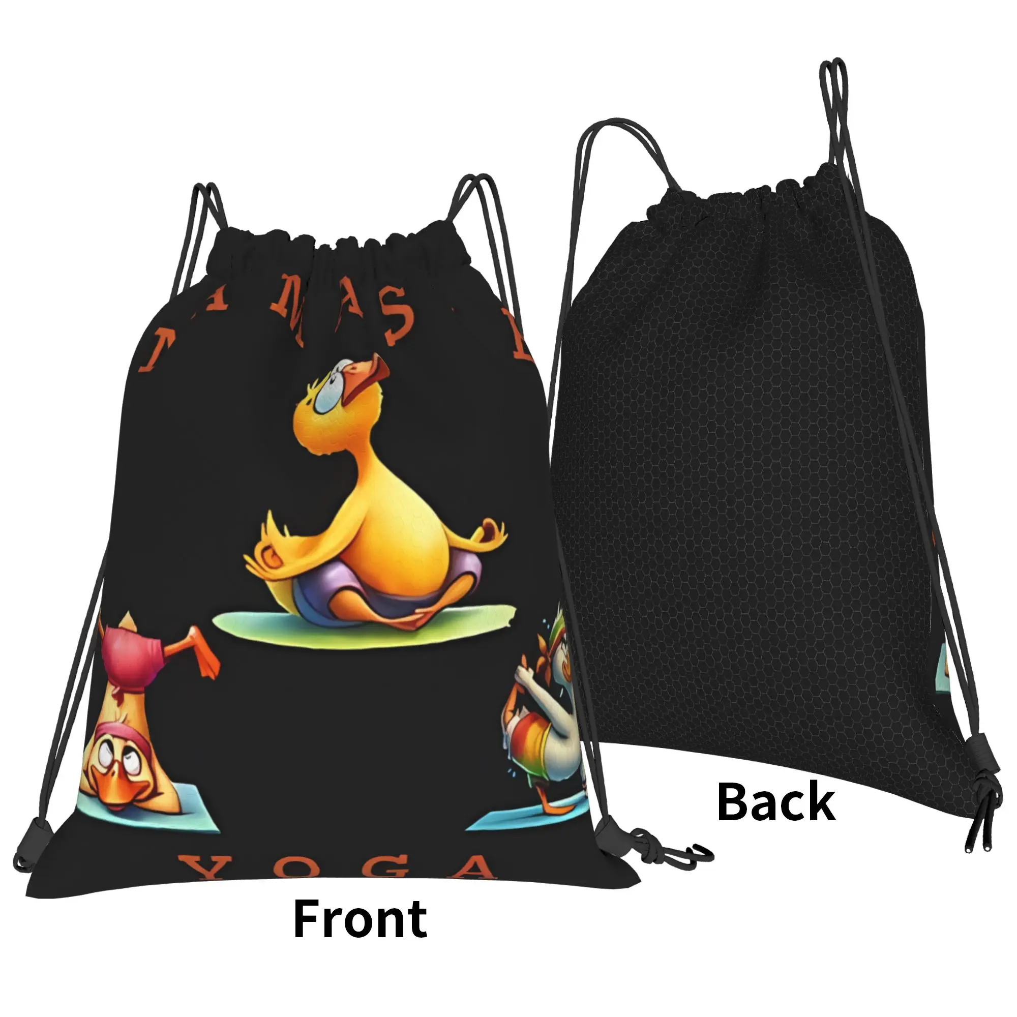 Duck Yoga Portable Hiking Riding Gym Drawstring Storage Sporty Backpacks