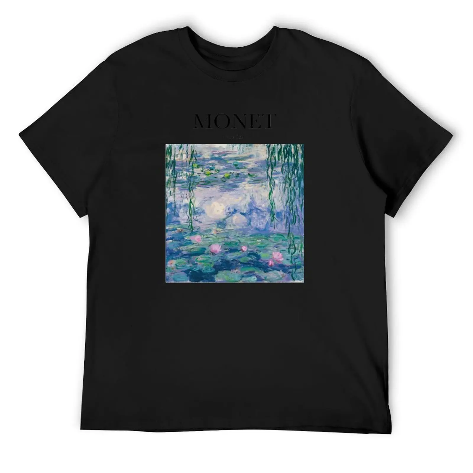 Monet - Water Lilies T-Shirt customizeds oversized graphic tee graphic t shirts plus sizes vintage t shirt men