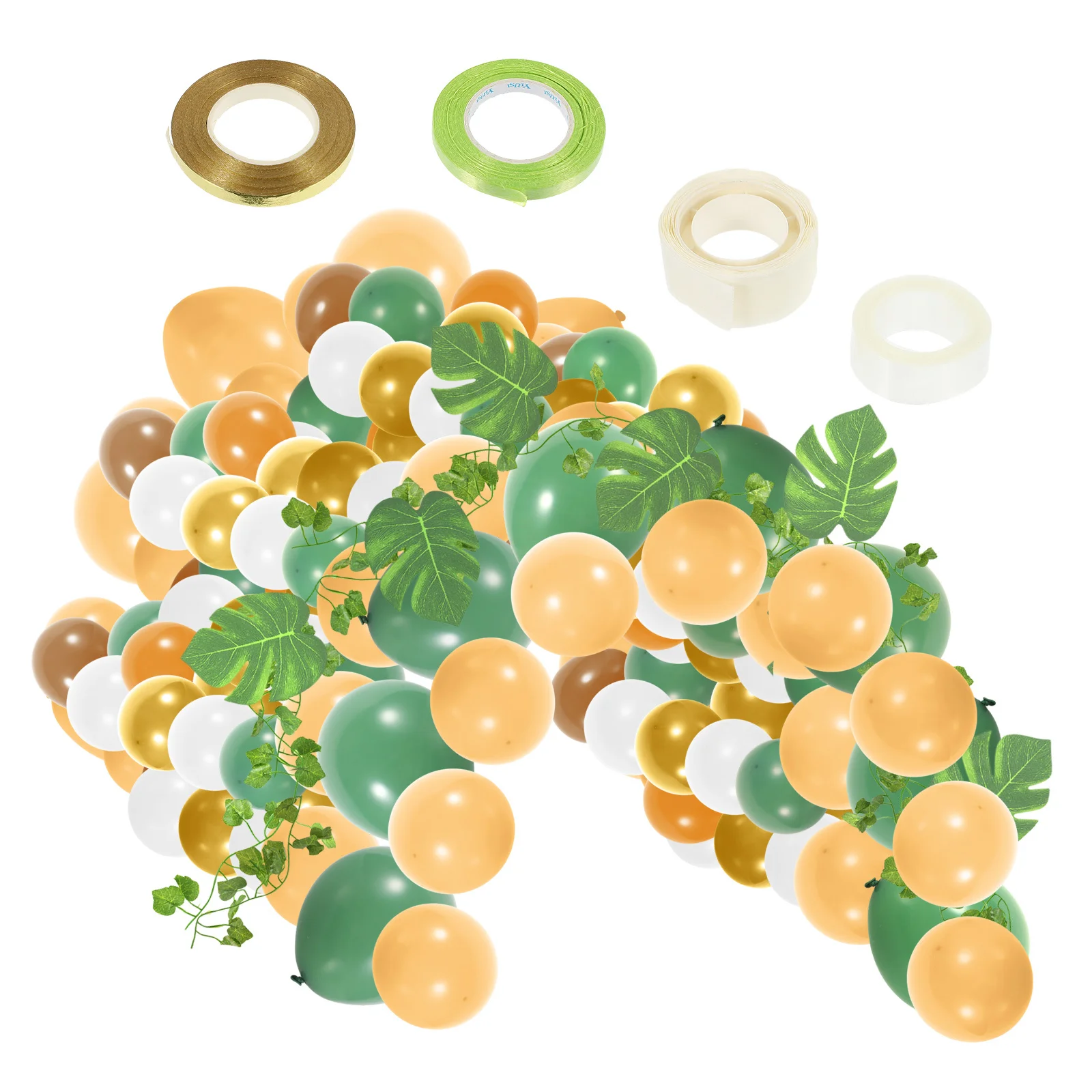 1 مجموعة بالون قوس الديكور بالونات الحفلات جارلاند كيت الألوان الغنية آمنة اللاتكس البلاستيك الكمال الصيف موضوع عيد ميلاد الزفاف