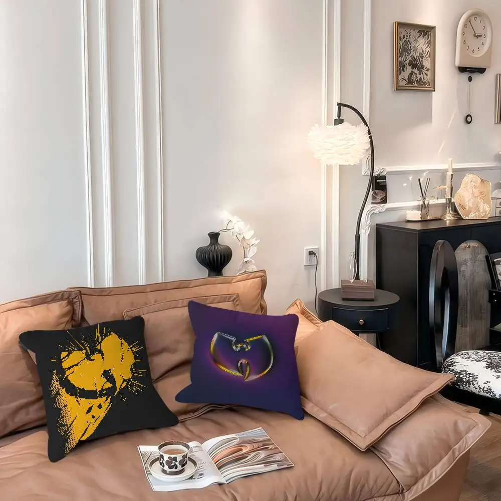 

Art W-Wu T-Tang Clan 45*45cm Cushion Cover Pillow Cover Decor Pillowcase Home Pillowcase For Couch Pillow