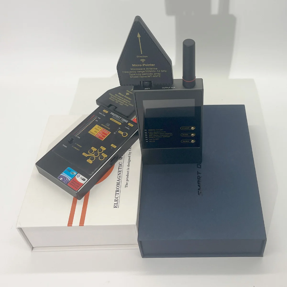 

RF Bug Detector Vodasafe 1206S, Anti - Eavesdropping/Tracking for Privacy Protection in Travel Hidden Camera Detector