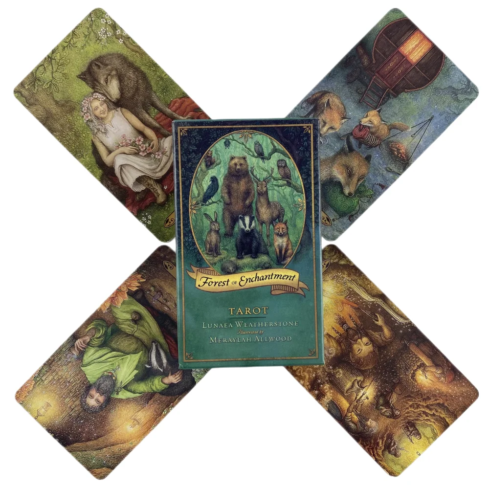 Forest Of Enchantment Tarot Cards A 78 Deck Oracle English Visions Divination Edition Borad Playing Games