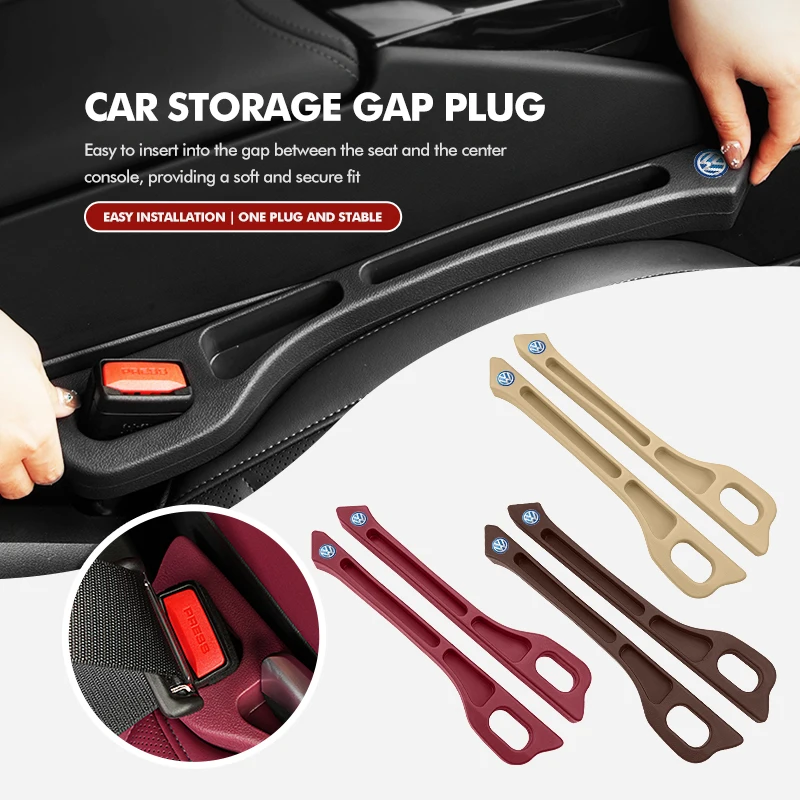 For Volkswagen Car Seat Gap Box Interior Storage Bag Filler Organizer Pocket VW Scirocco Jetta Beetle Golf 4 5 6 Passat Polo B5