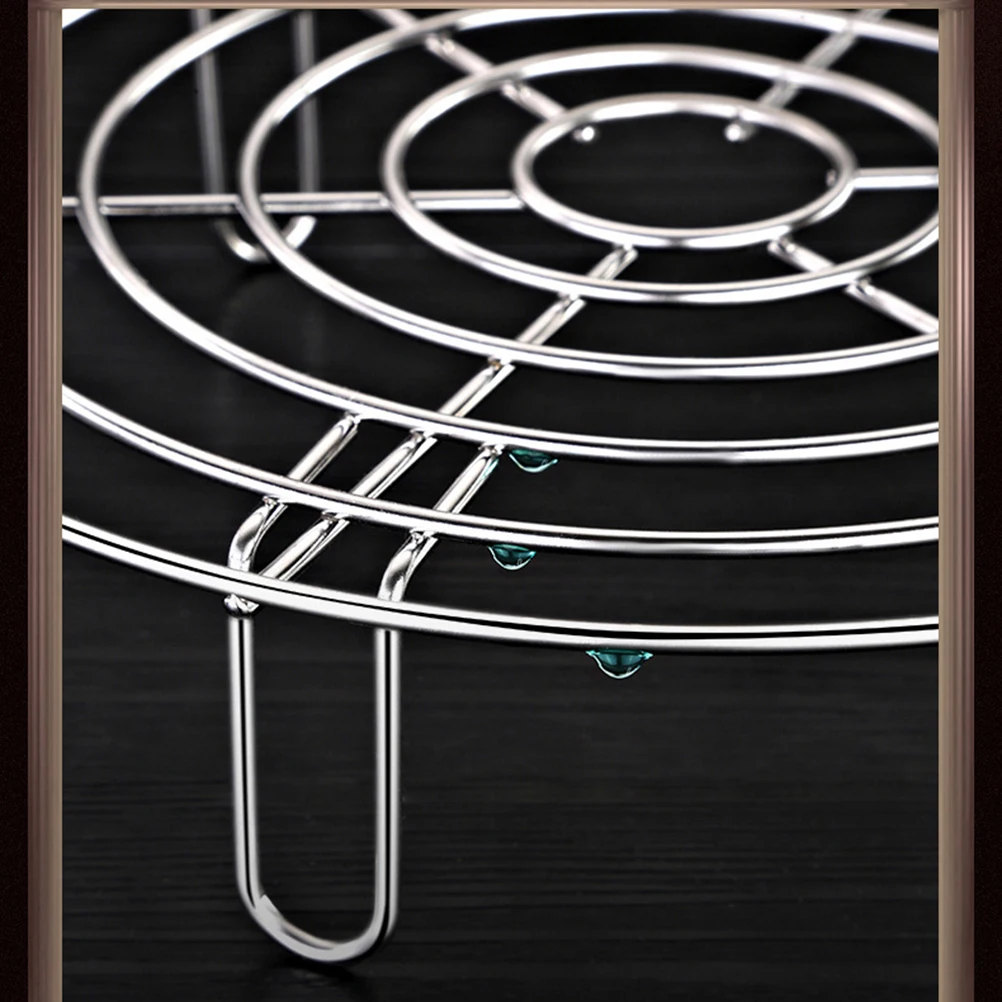 

304 stainless steel heat insulation pot rack can be heated with a boiler steam rack Household kitchen multi-purpose steam pan