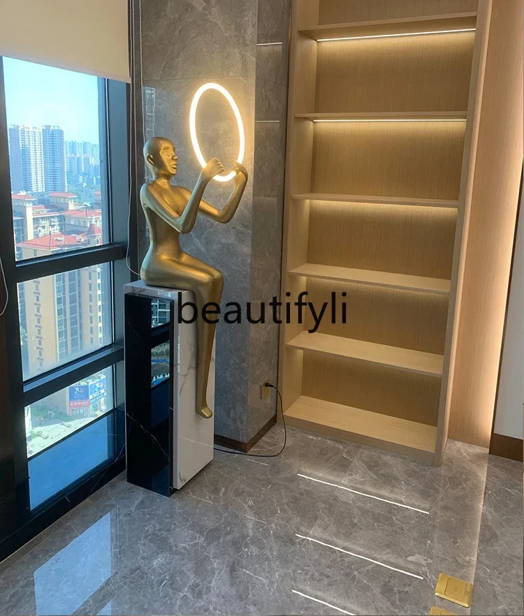 

abstract humanoid home exhibition hall sales department hotel soft decoration art large ornament