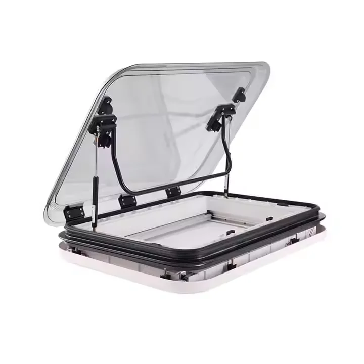 

Manufacturer- Supplied Double Acrylic Glass Motor Home Sunroof RV Skylight Caravan Accessories for RV Body Parts