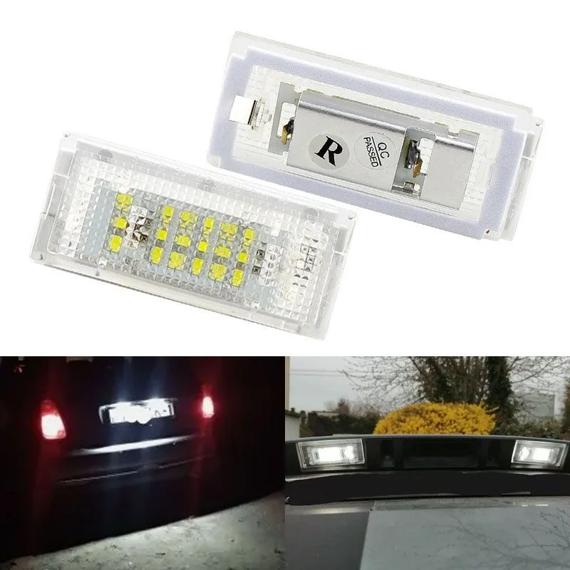 

2PCS Car Led Light Number Plate Lamp for Audi A3 A4 A6 A8 B6 B7 Q7 2007-2020 2021 2022 -2025 License Plate Lights Led Auto Light