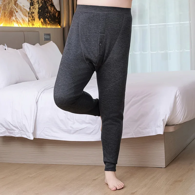 New Arrival Rabbit Plush Warm Pants for Men in Winter, Extra Large with Plush and Thick Leggings Plus Size 4XL 5XL 6XL 7XL