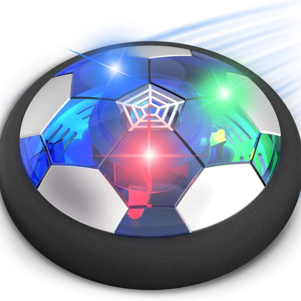 تحوم كرة القدم لعب للأطفال كرة القدم الكهربائية العائمة مع ضوء LED الموسيقى كرة القدم لعبة في الهواء الطلق ألعاب رياضية للأطفال #1