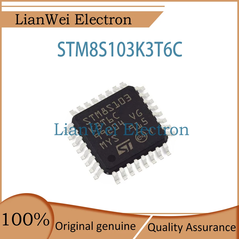 (10-100Piece)100% New STM8S103 STM8S103K3T6C STM8S103K3T6 LQFP-32 IC MCU Chipset