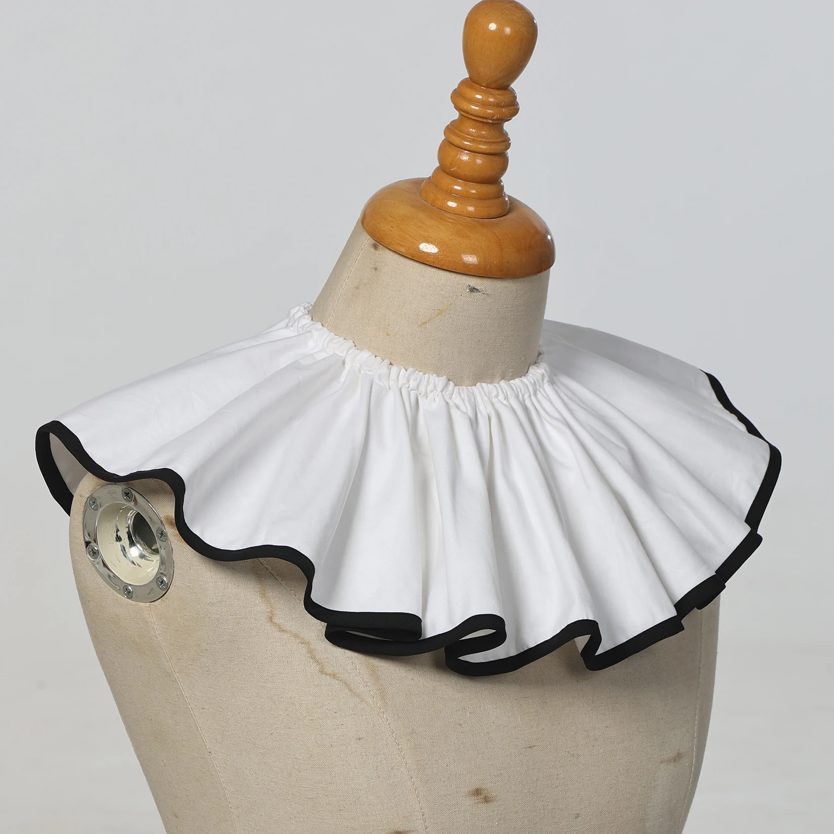 إليزابيث الفيكتوري الرقبة كشكش طوق هالوين مهرج المهرج طوق عصر النهضة زي الملحقات #3