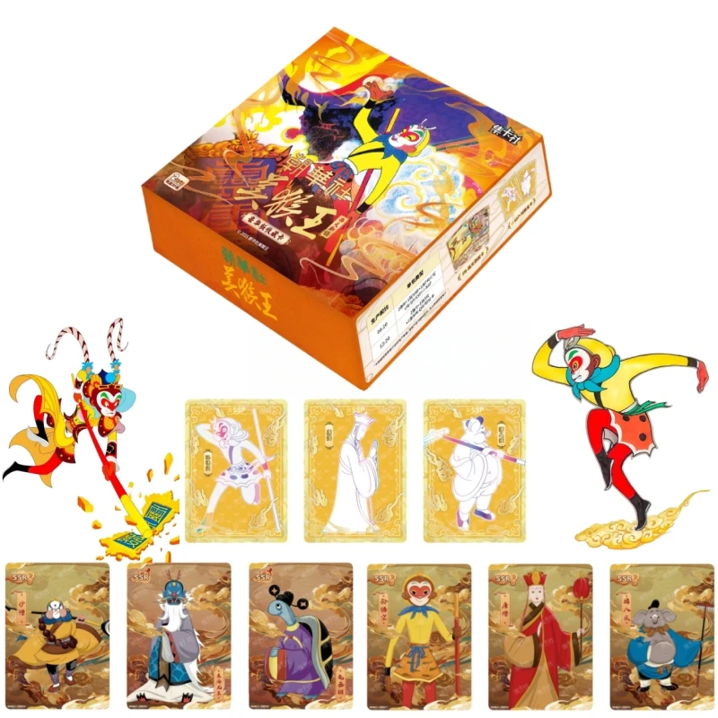 بطاقات فنية رسمية من سلسلة القرد الملك الأصلية لشخصيات الرسوم المتحركة مجموعات محيطية بطاقات ألعاب تذكارية هدايا العيد #1