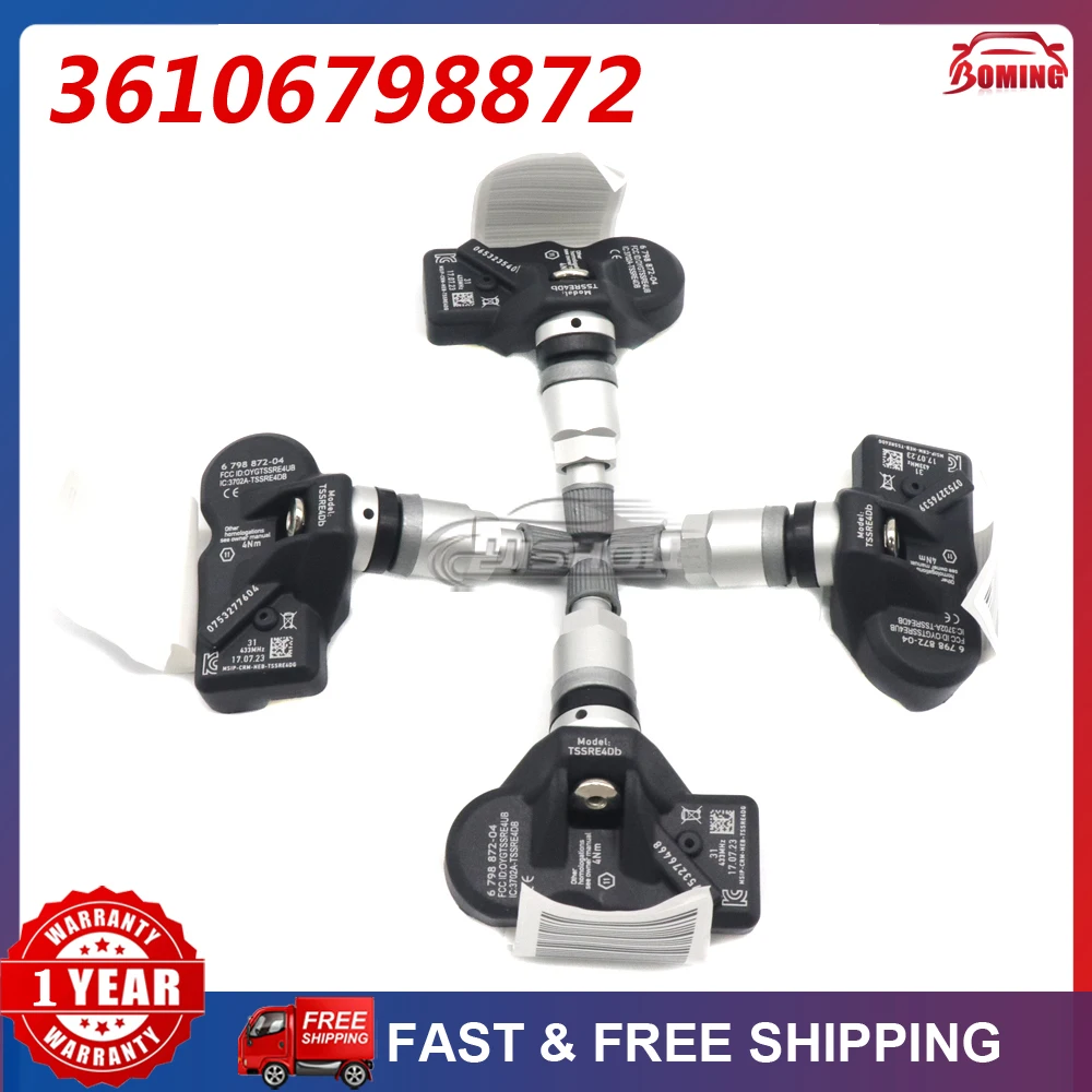 

Датчик давления в шинах TPMS 36106798872 для BMW 2 3 4 5 6 7 Series X1 X3 X4 для MINI COOPER CLUBMAN 433 МГц 6798872 36106874830