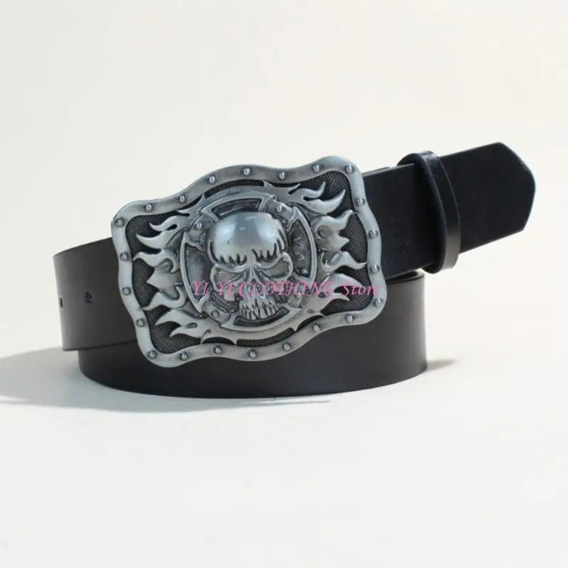 n5kf-fashionable-men's-belt-with-cowboy-skull-pattern-pu-leather-material-and-practical-metal-buckles-for-easy-length-adjustment