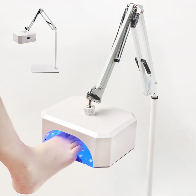 High Power UV Ultraviolet Light LED UV Glue Curing Light Beauty Eyelash False Eyelashes Grafting Foot Step Switch Floor Lamp