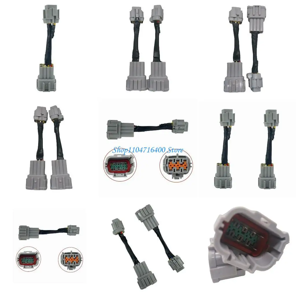 

y1gd 2 Piece for 2003+ Car Fog Light Connector Headlight Wire Conversion Adapter