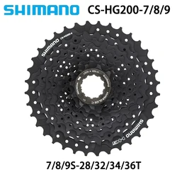 Shimano CS HG200 7 8 Speed Cassette Sprocket CS-HG200 Cassette 7s 8S 8v 7v 12-28T 12-32T MTB Mountain Bike Freewheel