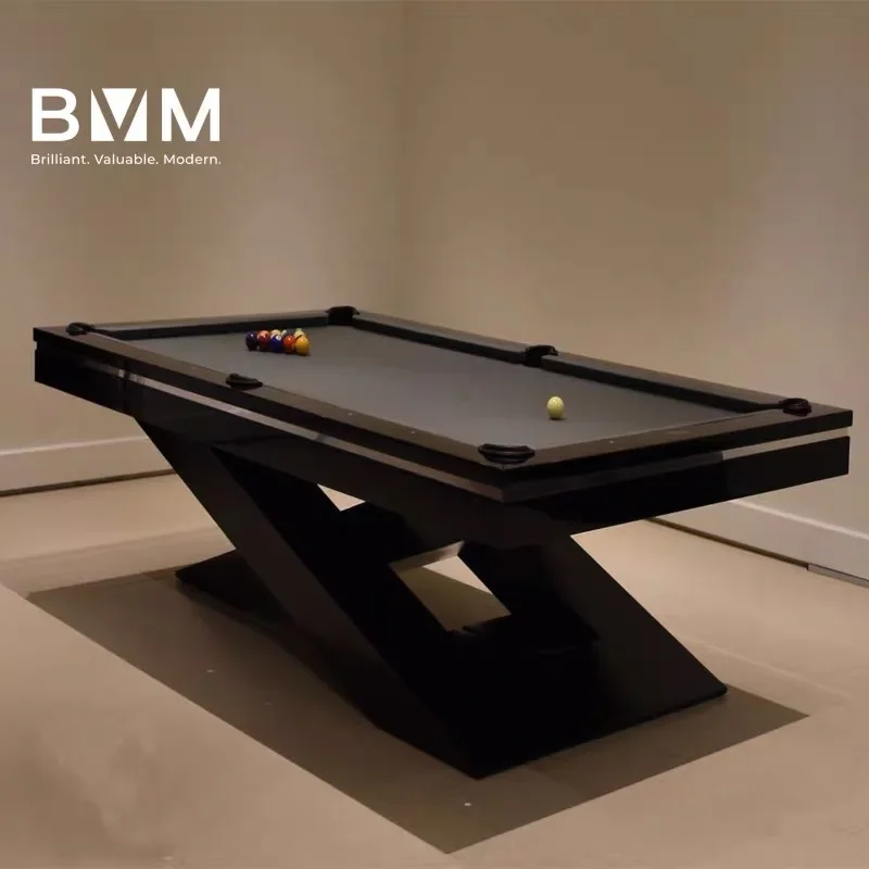 #American Pool Table, Solid Wood, 9 Ball 8 Ball, High-End Billiard Table, Standard Size, Home Use, Professional Quality
