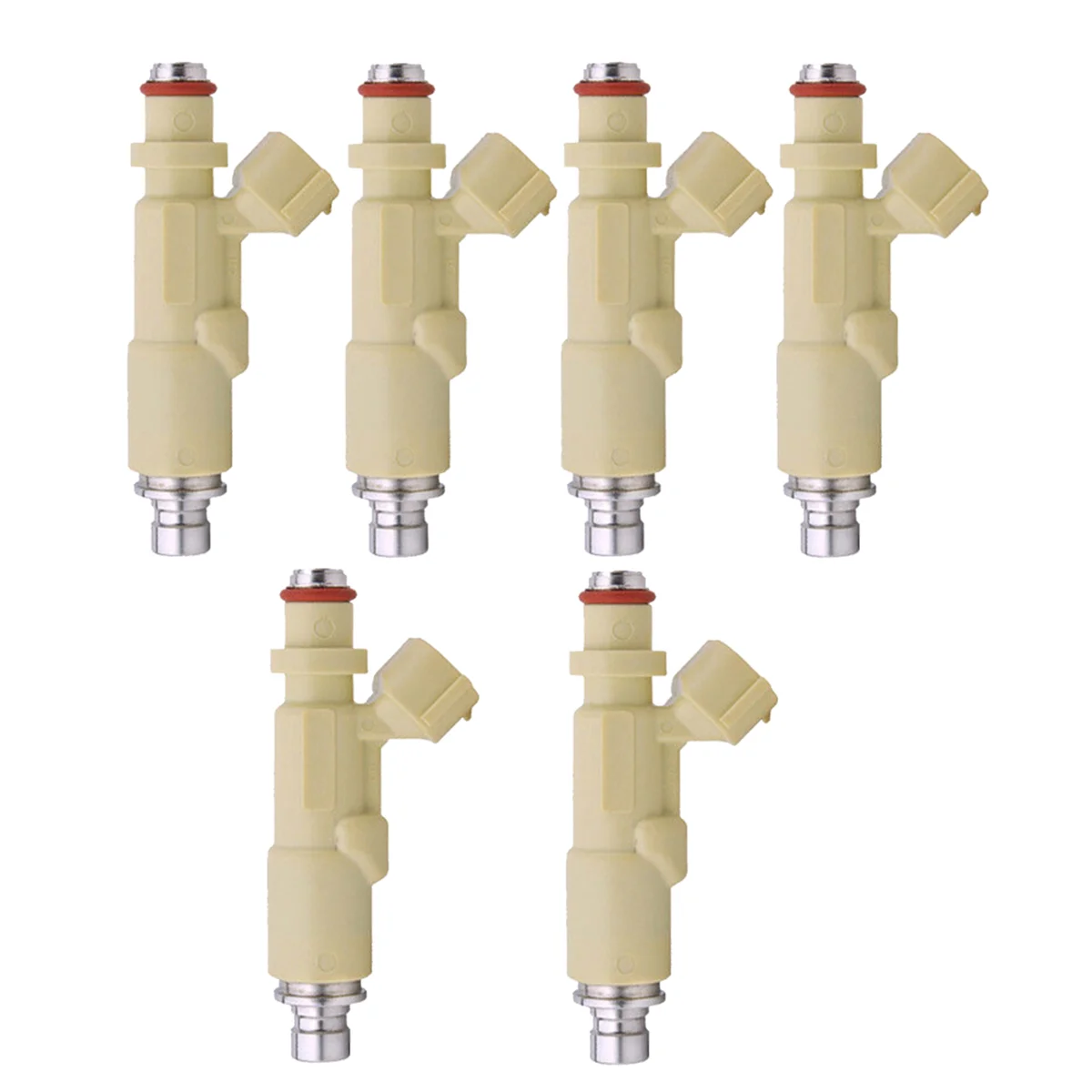 6PCS Car Fuel Injector Nozzle 23250-74220 for Toyota Altezza Gita SXE10 3SGE Caldina ST215 2.0L 1998-2005 Injection