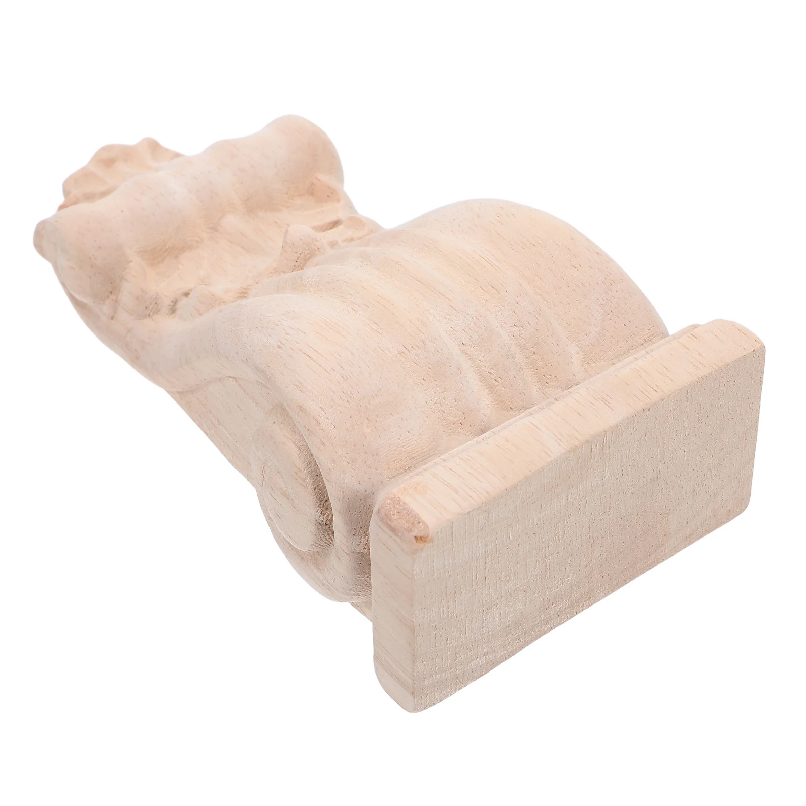 

Wood Corbel Carved Wall Corner Onlay Applique Rustic Farmhouse Shelf Support European Style Unfinished Wooden Corbels For