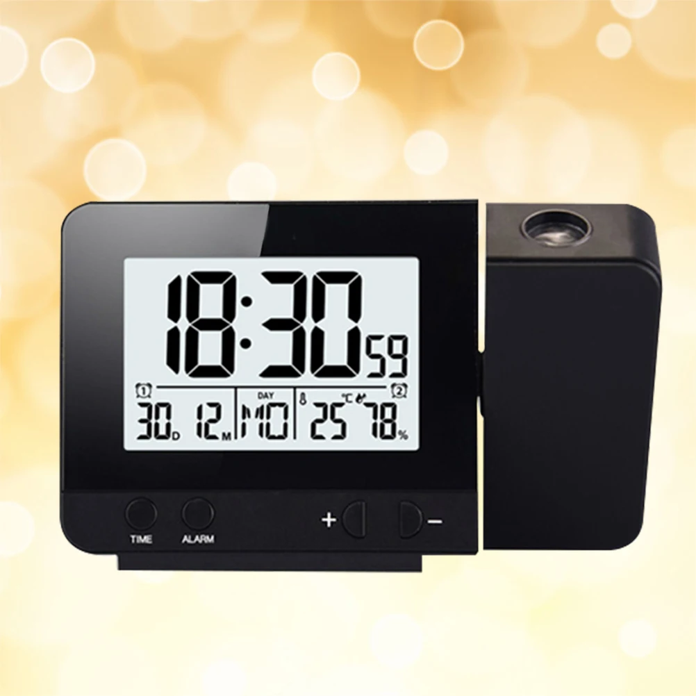 

Projection LED Alarm Clock USB Powered Grandfather No Multi- Office School