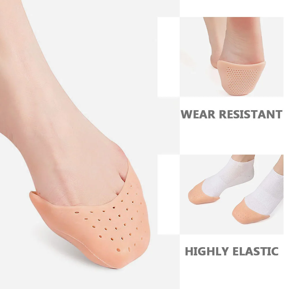 6 Pcs Toe Protector Wear-resistant Cover Daily Use Sleeve Training Pouch Compact Breathable Ballet Shoe Insoles