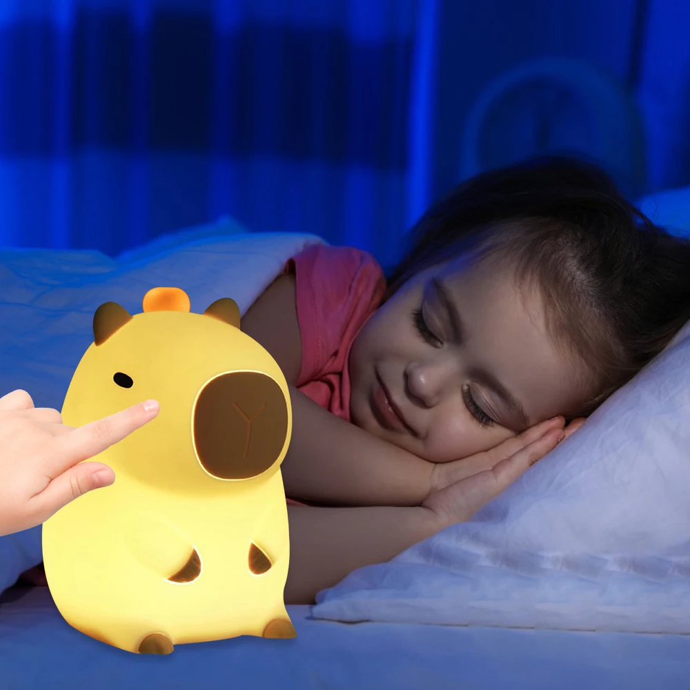 LED Touch Sensor Night Light Rechargeable Baby Sleep Lamp Dimmable Bedside Light Table Lamp Student Reading Lamp Desk Light