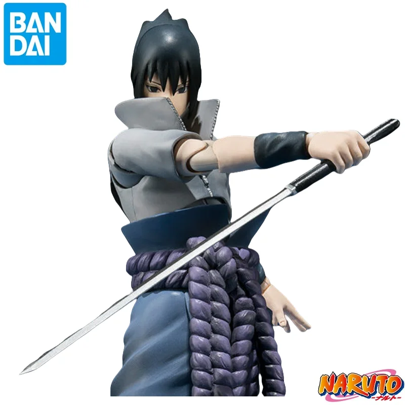 

in stock BANDAI Original BANPRESTO Naruto SHF Uchiha Sasuke action figure Model Doll Brand New Boxed anime characters