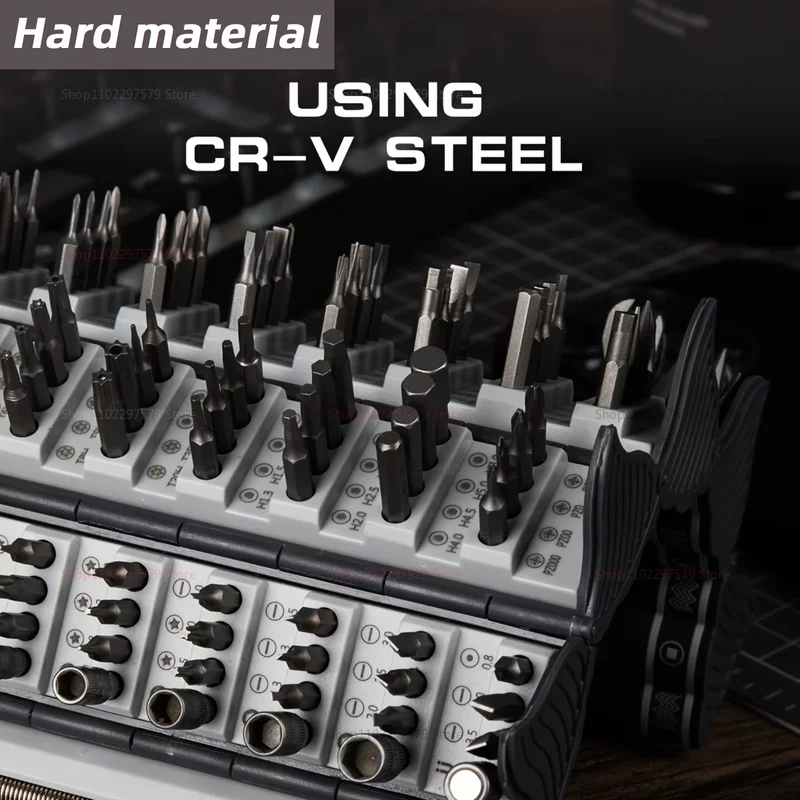 128 in 1 Precision Screwdriver Set with Magnetic Flexible Shaft Repair Tools for PC iPhone Watch Camera Glasses and Electronics