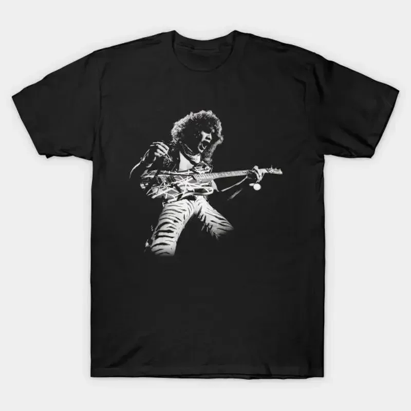 Shredding with Eddie Guitar Legend Fan Shirt T-Shirt Short Sleeve All Sizes S t