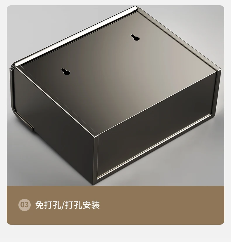 Bad Edelstahl Tissue Box Wc Stroh Papier Box Badezimmer Wand-montiert Wc Papier Box Handtuch Halter Papier rack