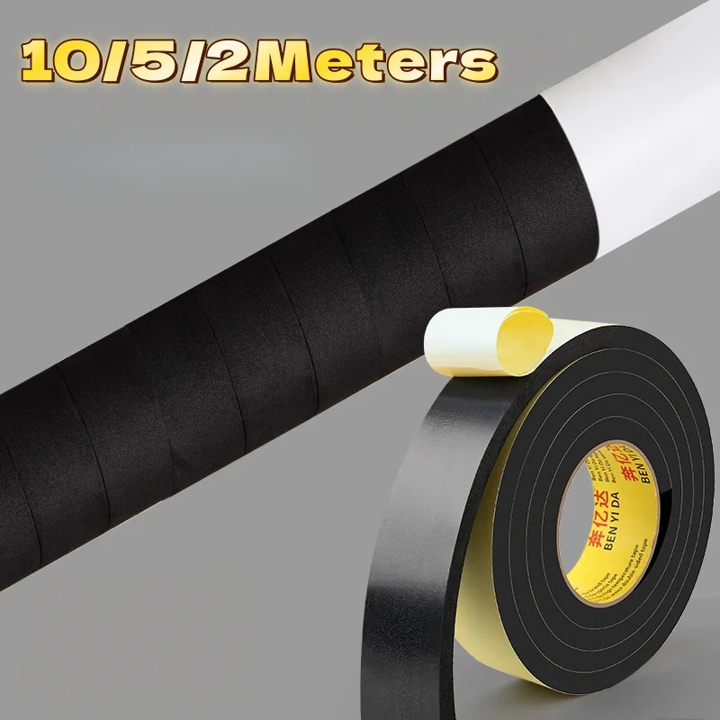 1roll Multi functional tape Anti-collision Waterproof Window Door Seal Strip tape self-adhesive Foam Pipe Insulation Sleeve