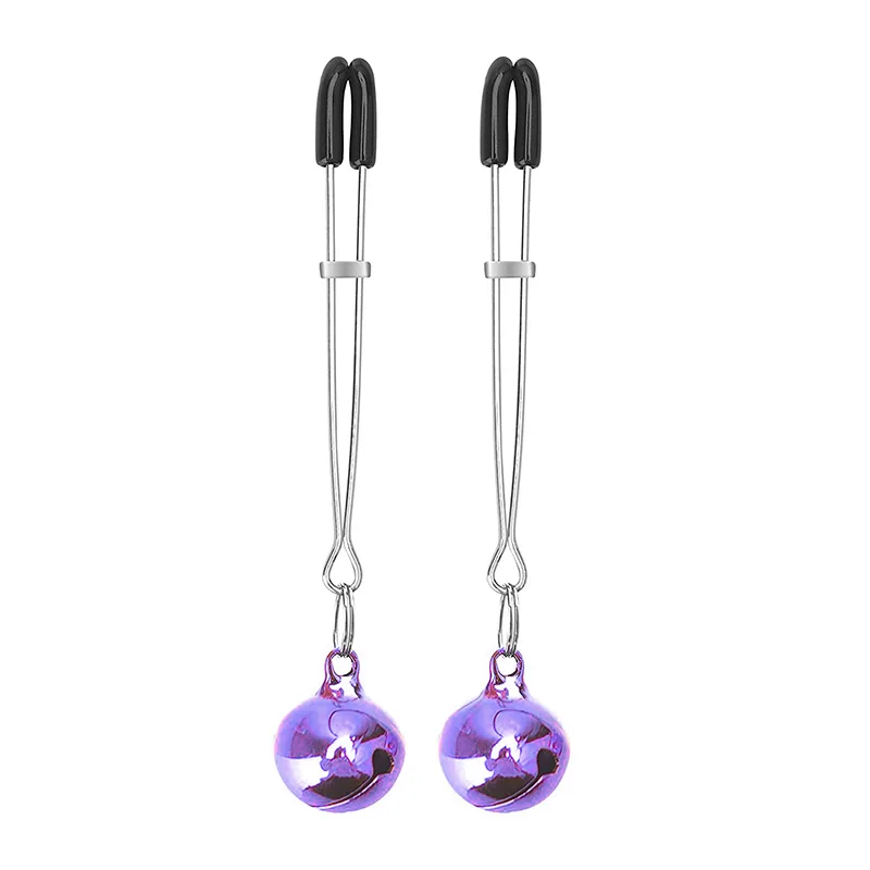 Nipple Clamps Sexy Slave Adjustable Soft Rubber Tweezer Nipple Clips SM Fetish Breast Clit Sensual Bondage Sex Toy