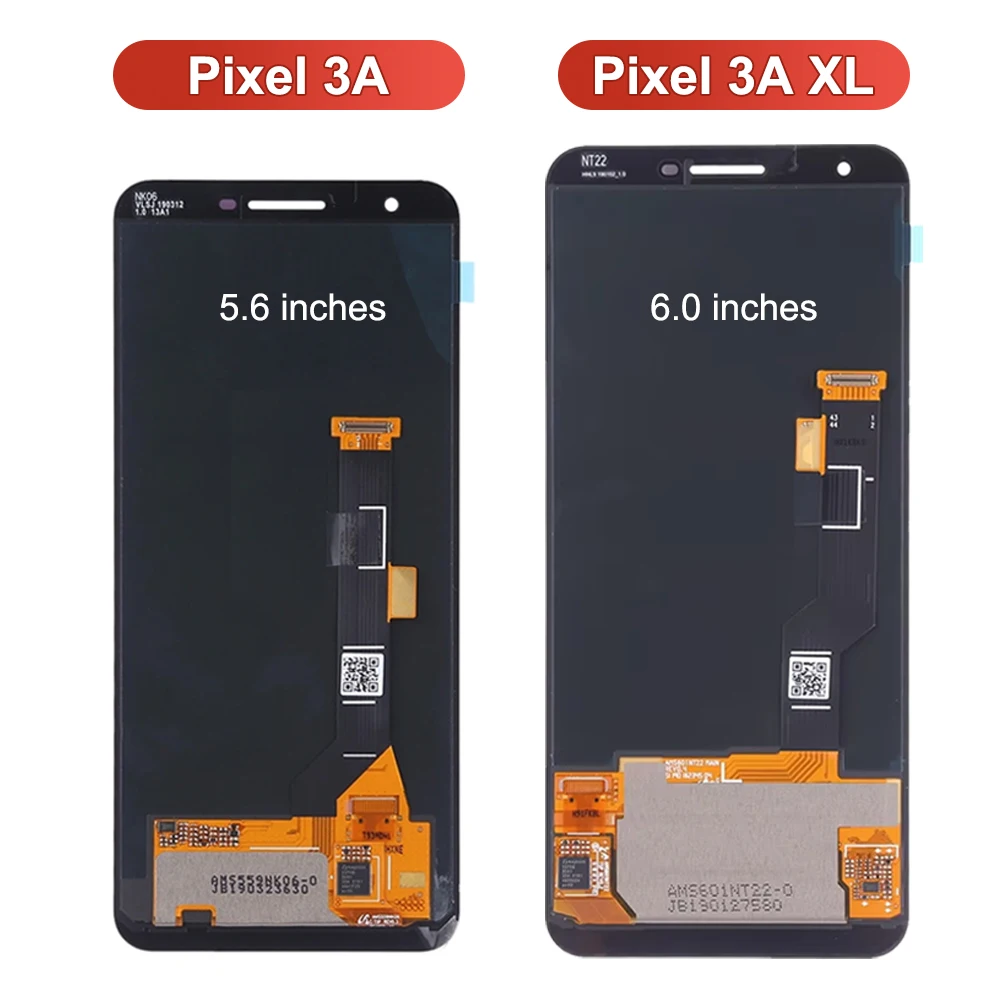 For Google Pixel 3A For Google Pixel 3A XL G020A G020E G020C G020G LCD Display Touch Screen Digitizer Assembly Replacement