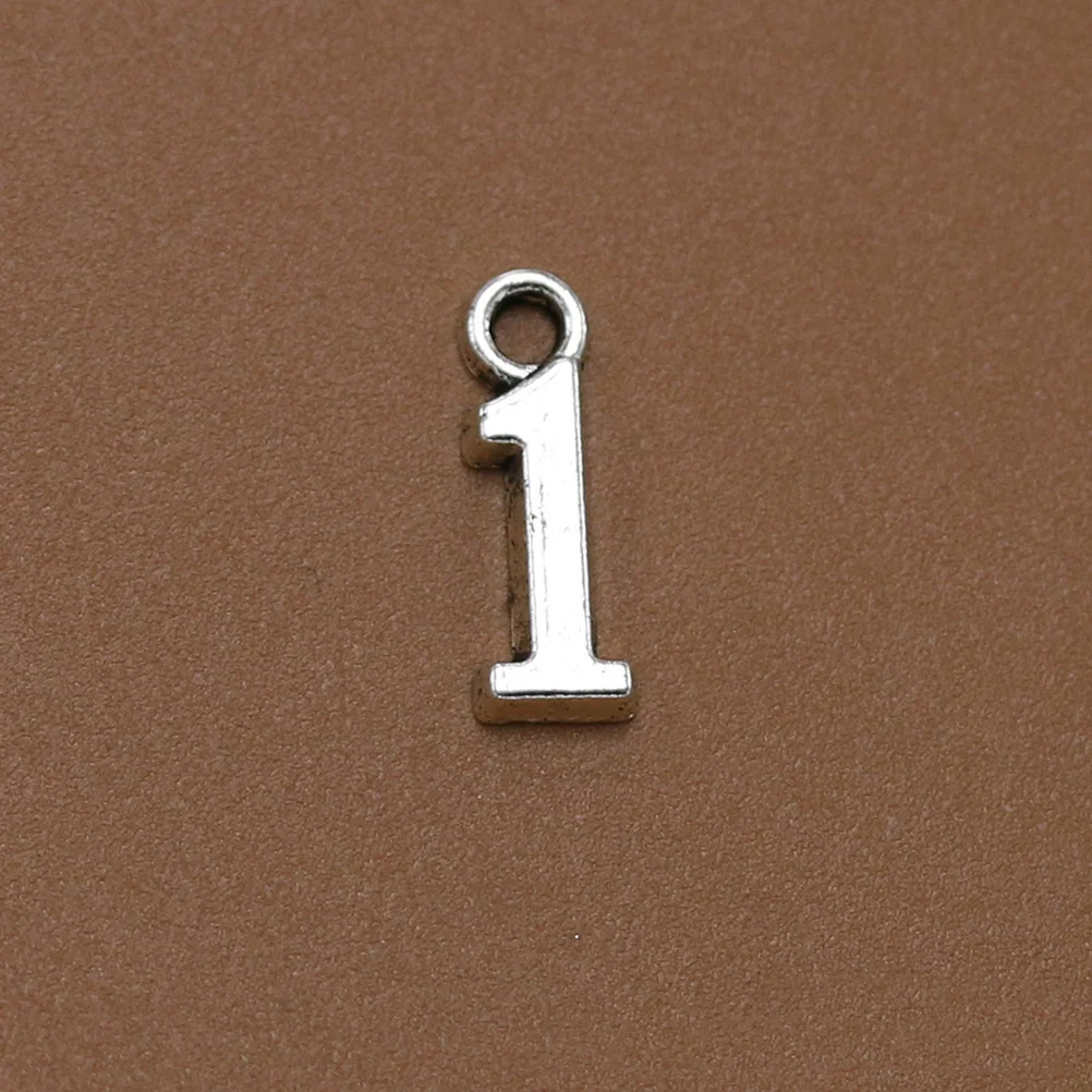 

10Pcs Numbers Pendants Alloy Arabic Numerals Charms DIY Jewelry Craft Beads for Necklace Bracelet Earrings Gift