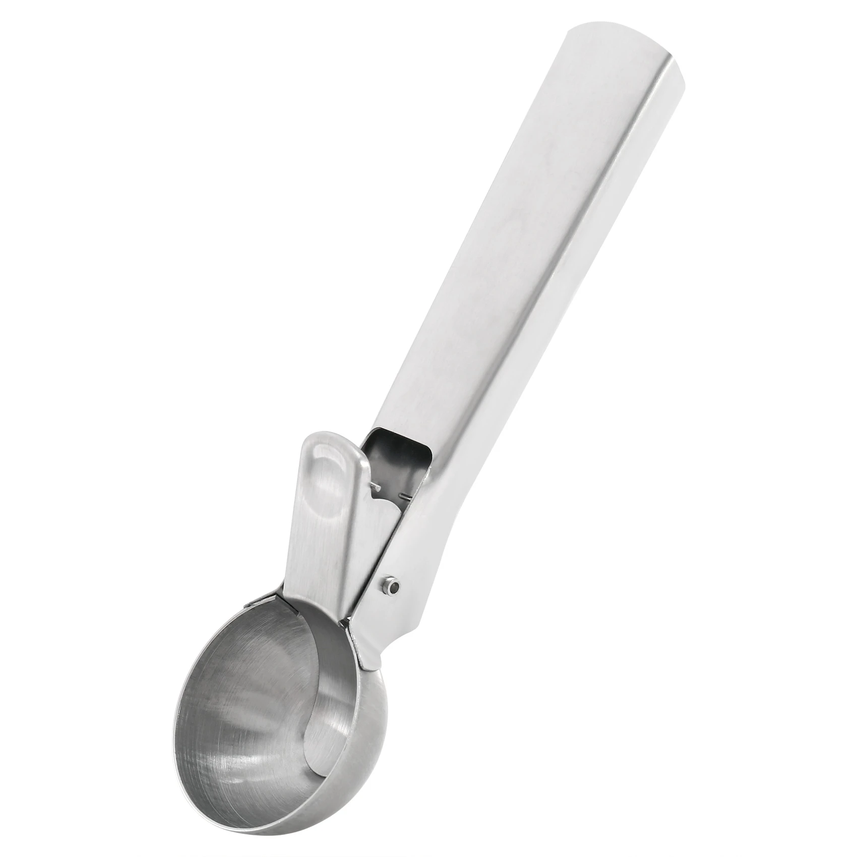 Stainless Steel Ice Cream Scoop, Easy to Trigger Release, Ice Cream Scoop with Comfortable Antifreeze Handle