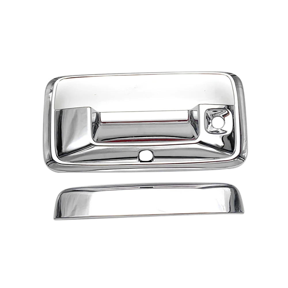 

2pcs Tailgate Handle Cover with Keyhole & with Camera Hole for Chevrolet Colorado/GMC Canyon 2015-2021