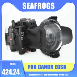 Seafrogs Case For Canon EOS R Professional SLR Camera Diving Shell Underwater Photography Cover Wide-angle Waterproof Cover IPX8