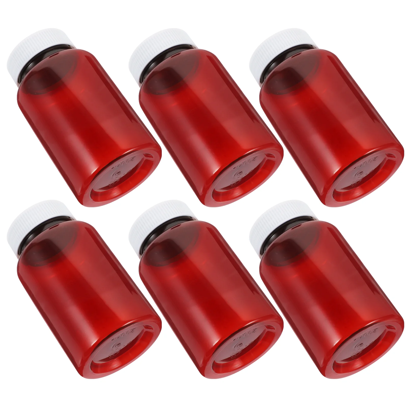 

Pill Bottles Empty with Caps Medicine Storage Accessories Travel Clear Container