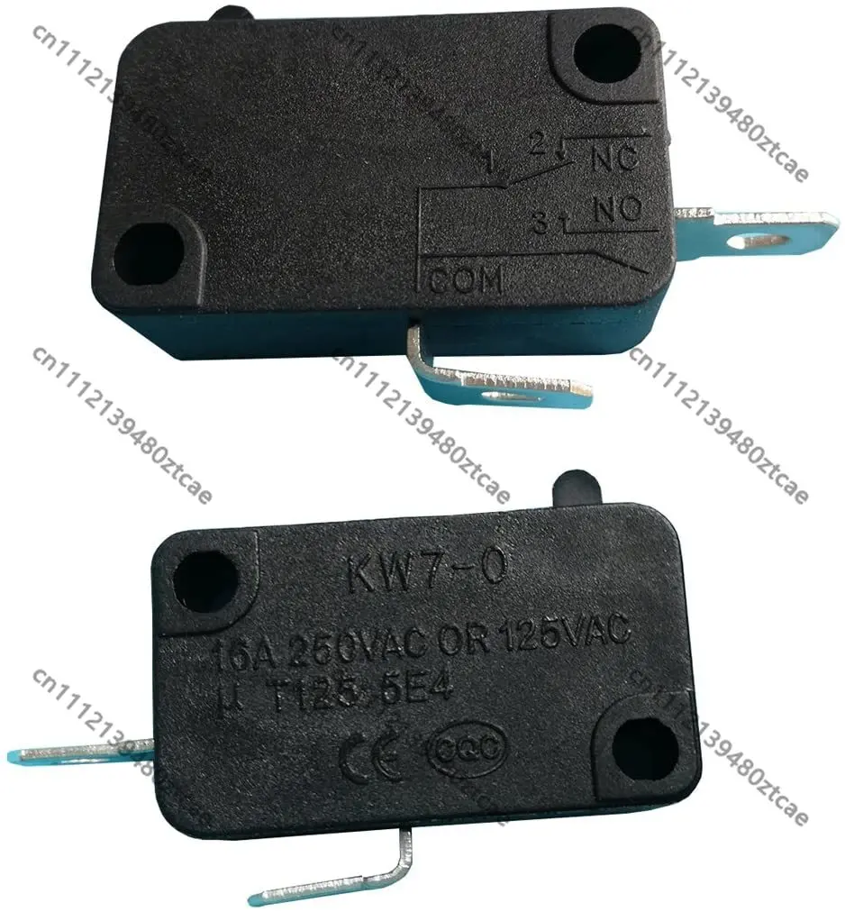10pcs-2pin-no-sensitivemicroswitch16a-250vac-5e4-long-lifespan-kw7-0-ce-cqc-certifiedhome-appliancemechanicalcontrol-replacement